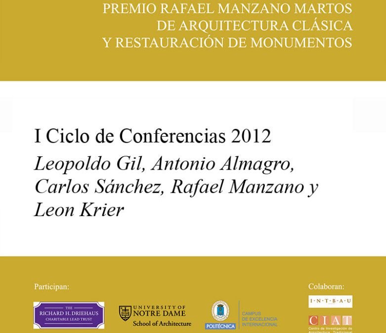 I Conference of the Rafael Mazano Prize 2012